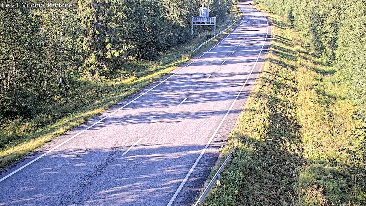 Weather Camera Image Road 21 Muonio Pahtonen, Muonio, Lappi