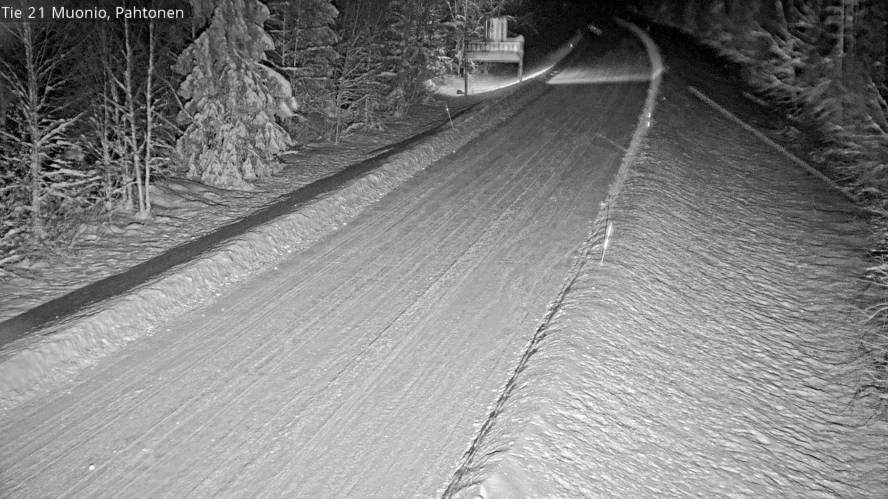 Weather Camera Image Road 21 Muonio Pahtonen, Muonio, Lappi