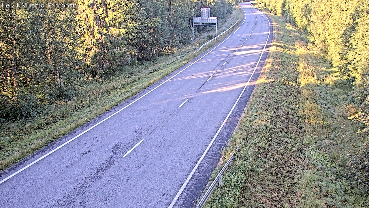 Weather Camera Image Road 21 Muonio Pahtonen, Muonio, Lappi