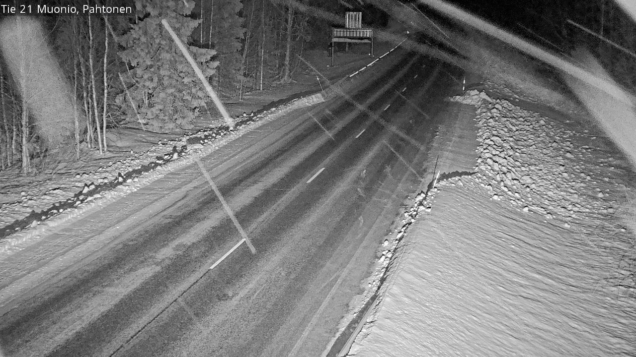 Kelikamerat Kuva Tie 21 Muonio Pahtonen, Muonio, Lappi