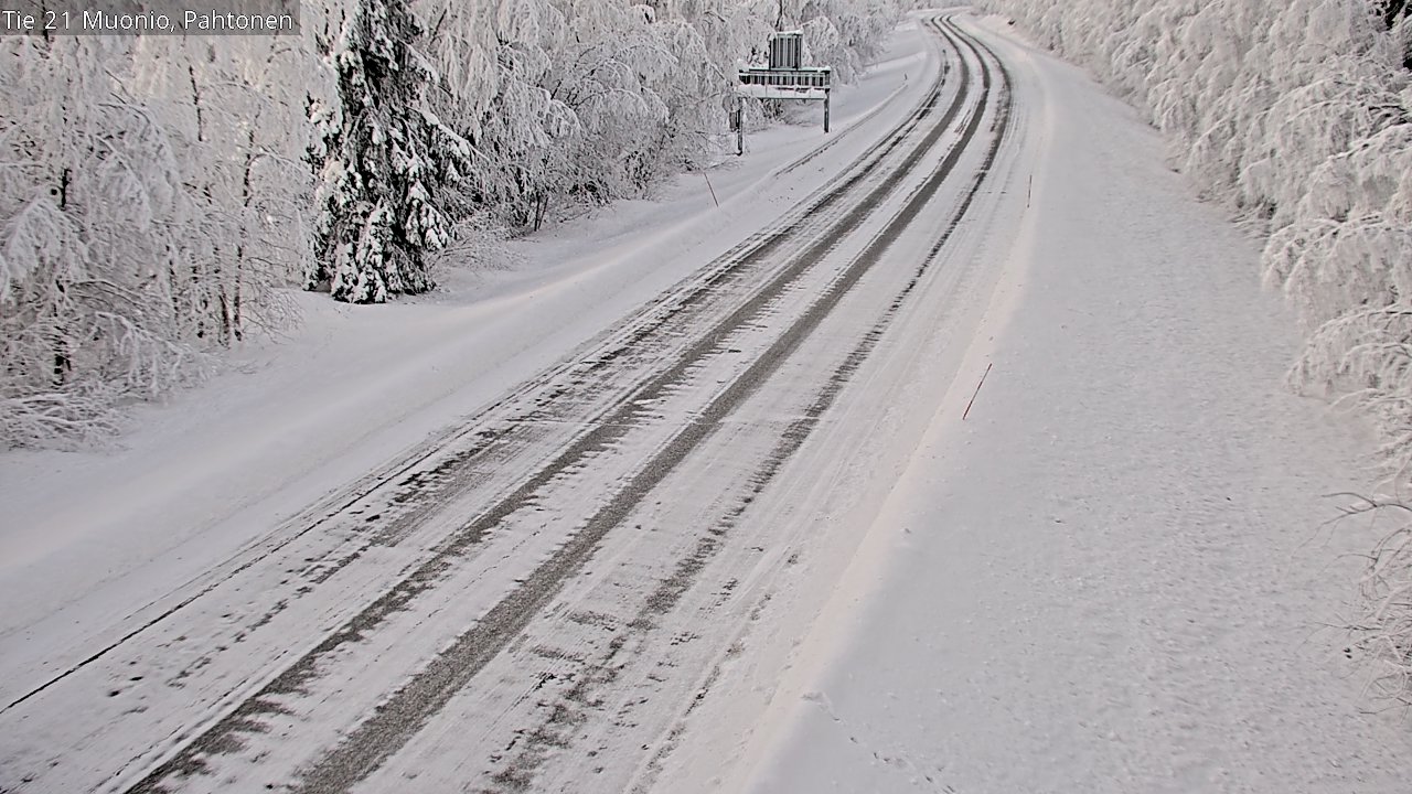 Kelikamerat Kuva Tie 21 Muonio Pahtonen, Muonio, Lappi