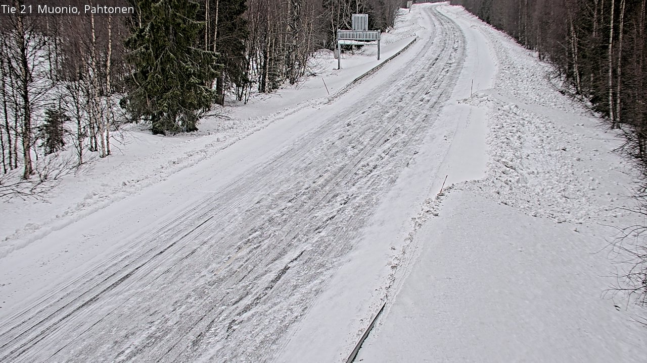 Kelikamerat Kuva Tie 21 Muonio Pahtonen, Muonio, Lappi
