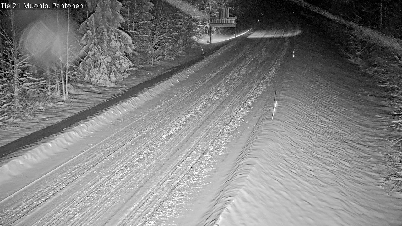 Kelikamerat Kuva Tie 21 Muonio Pahtonen, Muonio, Lappi