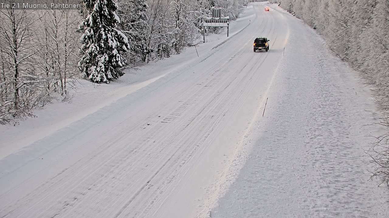Weather Camera Image Road 21 Muonio Pahtonen, Muonio, Lappi
