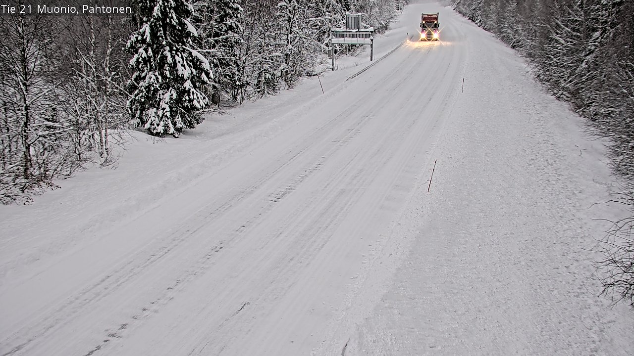 Kelikamerat Kuva Tie 21 Muonio Pahtonen, Muonio, Lappi