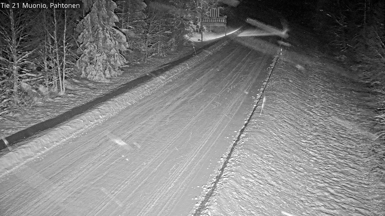 Weather Camera Image Road 21 Muonio Pahtonen, Muonio, Lappi
