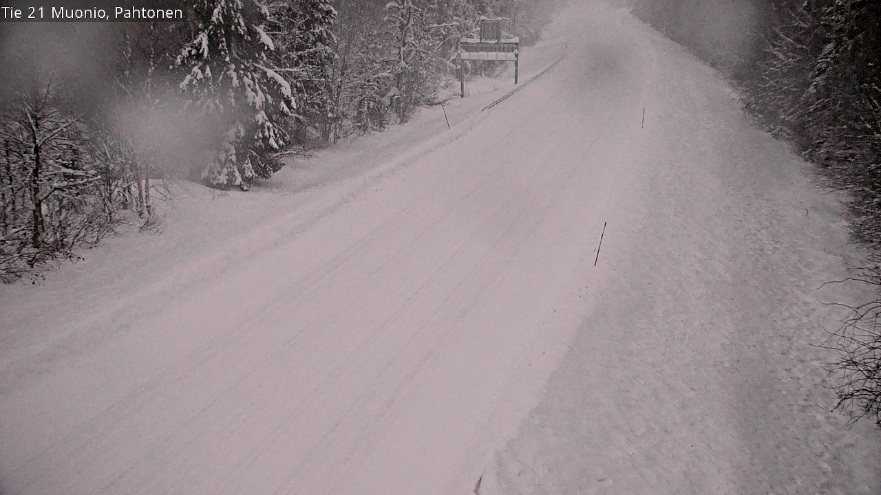 Kelikamerat Kuva Tie 21 Muonio Pahtonen, Muonio, Lappi