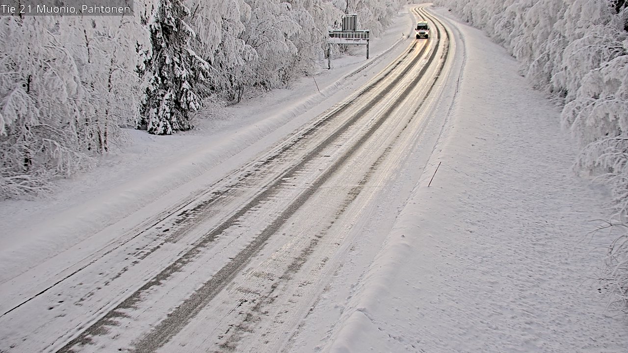 Weather Camera Image Road 21 Muonio Pahtonen, Muonio, Lappi