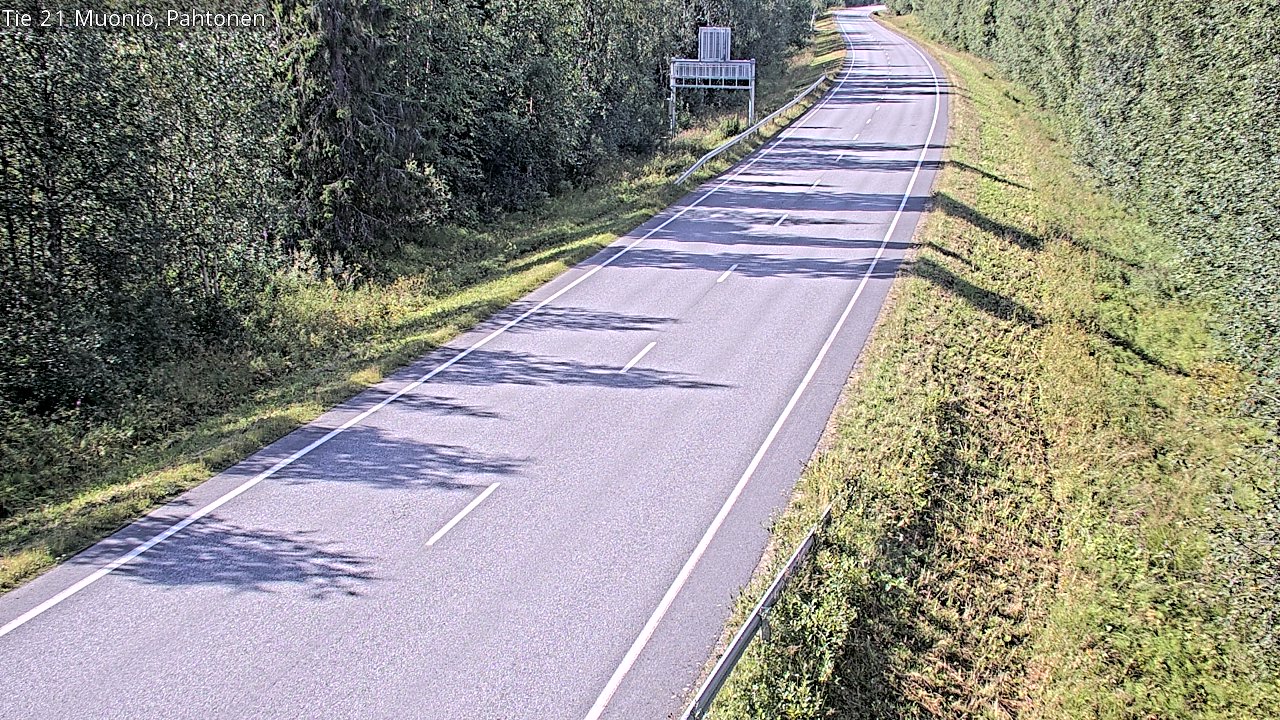 Weather Camera Image Road 21 Muonio Pahtonen, Muonio, Lappi