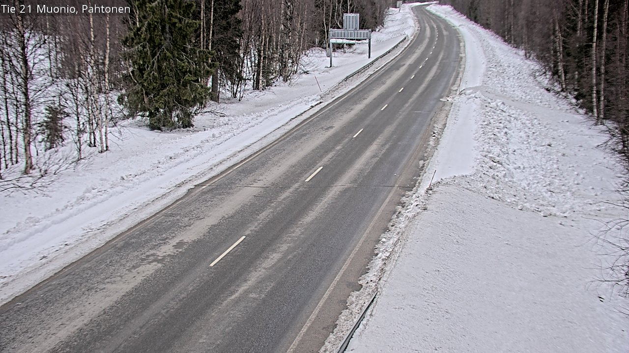 Kelikamerat Kuva Tie 21 Muonio Pahtonen, Muonio, Lappi