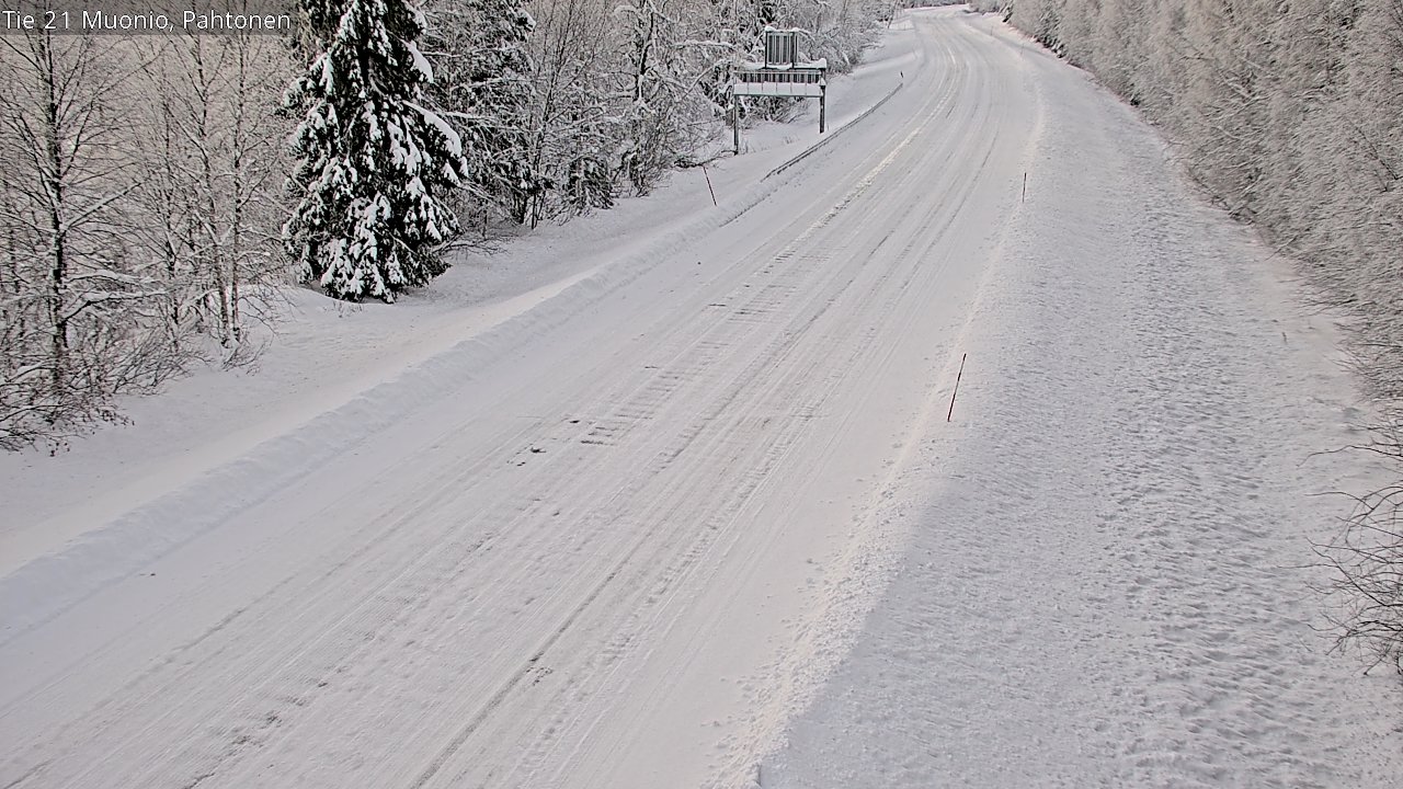 Weather Camera Image Road 21 Muonio Pahtonen, Muonio, Lappi