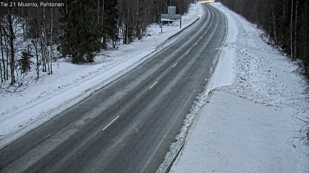 Kelikamerat Kuva Tie 21 Muonio Pahtonen, Muonio, Lappi