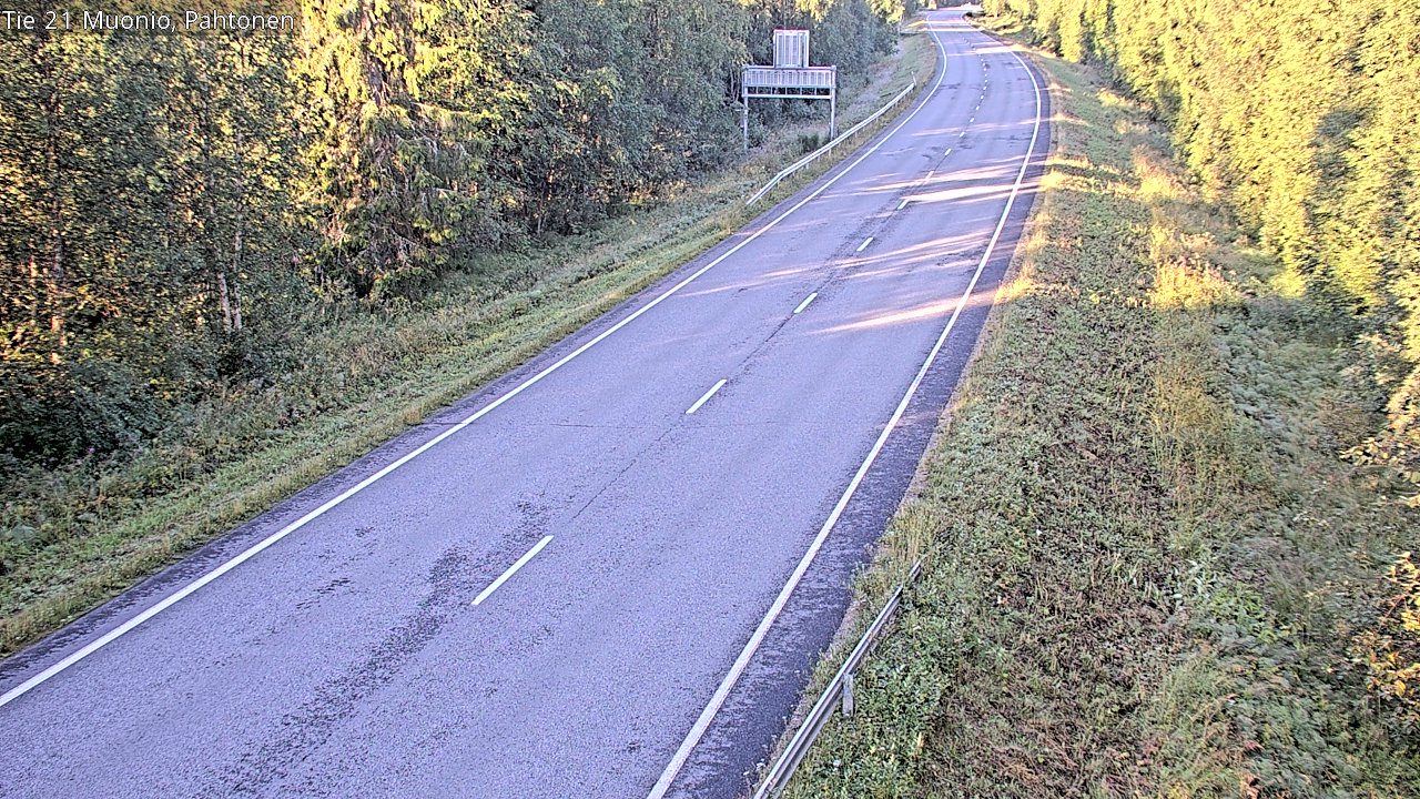 Weather Camera Image Road 21 Muonio Pahtonen, Muonio, Lappi