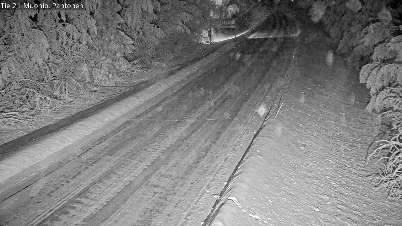 Weather Camera Image Road 21 Muonio Pahtonen, Muonio, Lappi