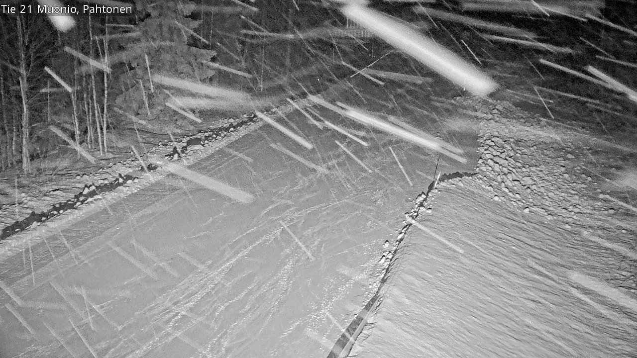 Kelikamerat Kuva Tie 21 Muonio Pahtonen, Muonio, Lappi