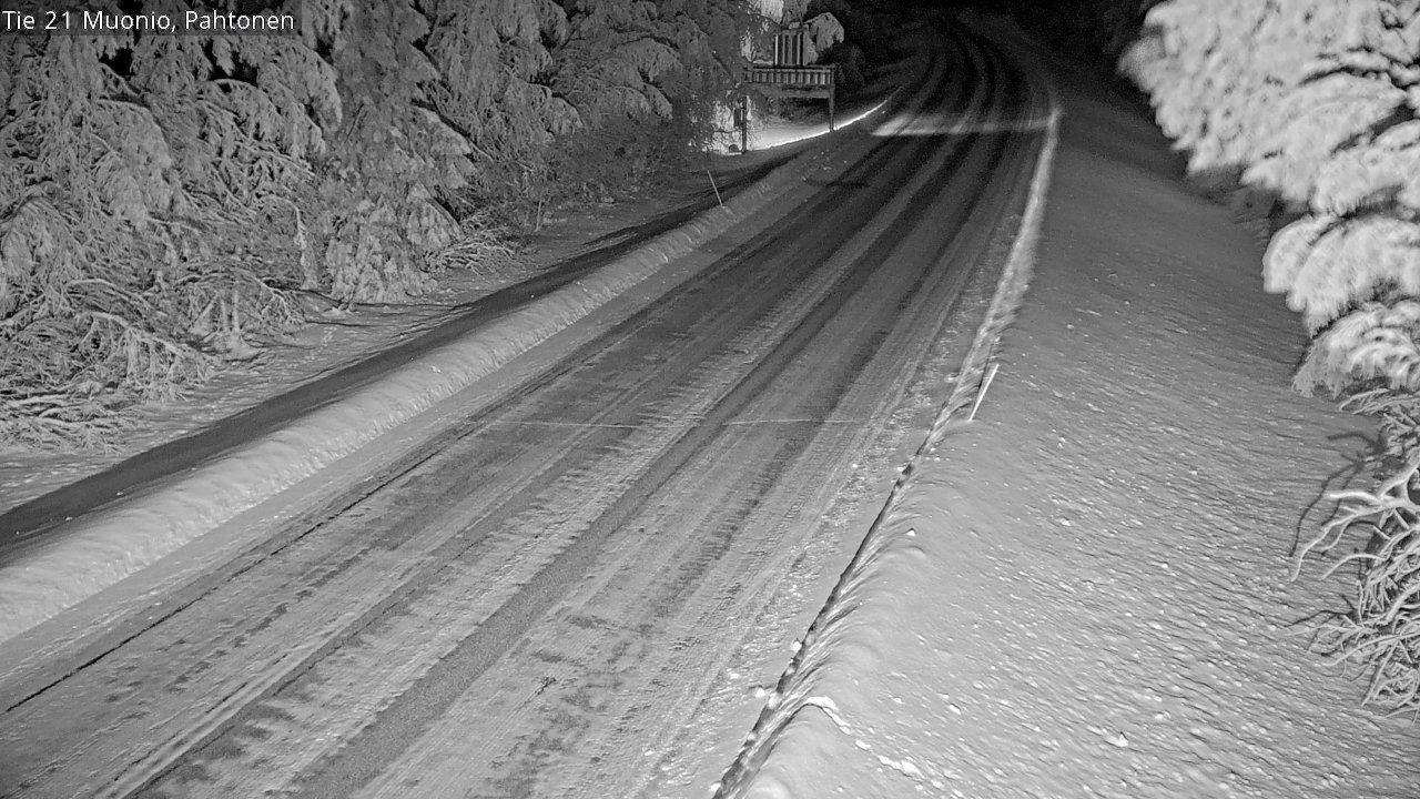 Kelikamerat Kuva Tie 21 Muonio Pahtonen, Muonio, Lappi