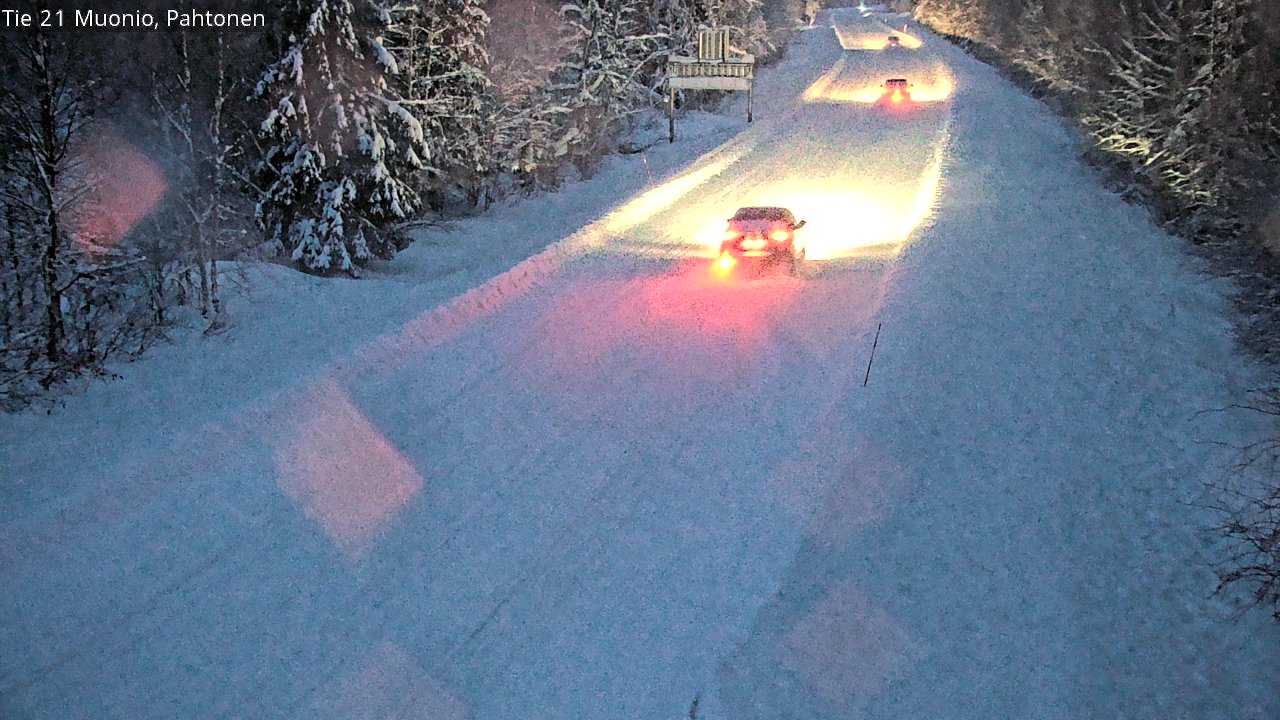 Kelikamerat Kuva Tie 21 Muonio Pahtonen, Muonio, Lappi