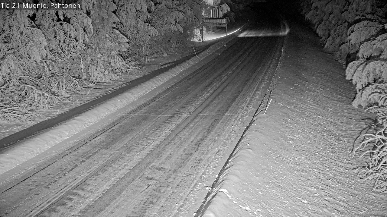 Kelikamerat Kuva Tie 21 Muonio Pahtonen, Muonio, Lappi