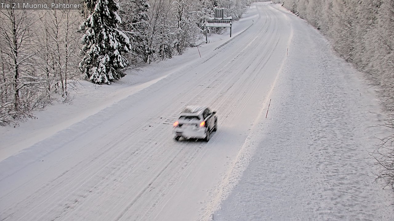 Weather Camera Image Road 21 Muonio Pahtonen, Muonio, Lappi