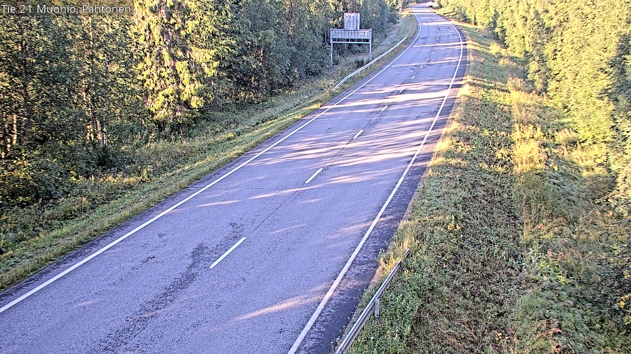 Weather Camera Image Road 21 Muonio Pahtonen, Muonio, Lappi