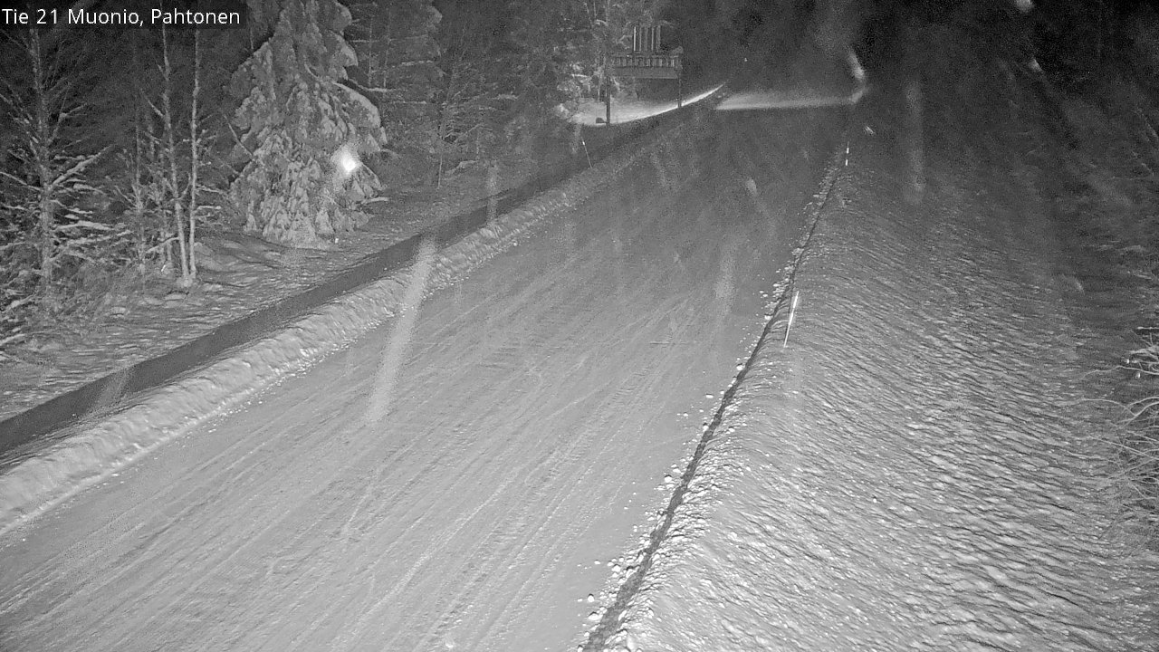 Weather Camera Image Road 21 Muonio Pahtonen, Muonio, Lappi