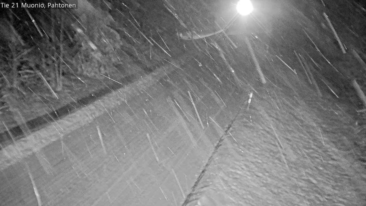 Weather Camera Image Road 21 Muonio Pahtonen, Muonio, Lappi