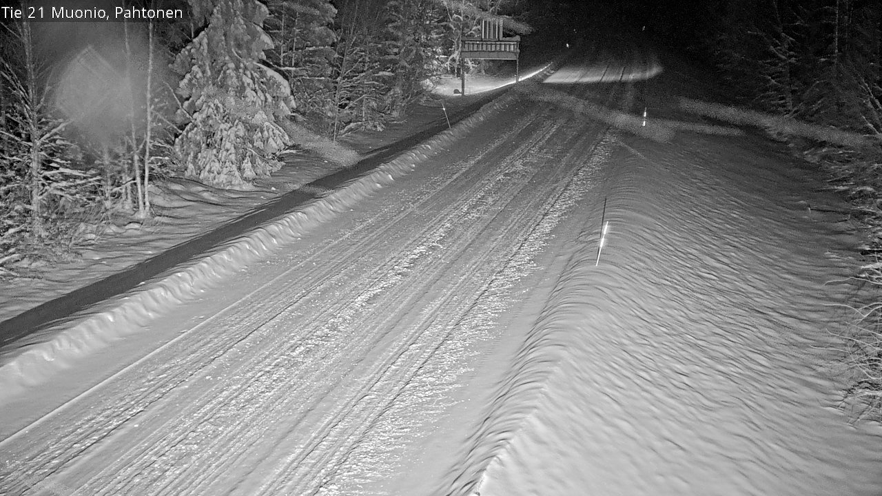 Kelikamerat Kuva Tie 21 Muonio Pahtonen, Muonio, Lappi