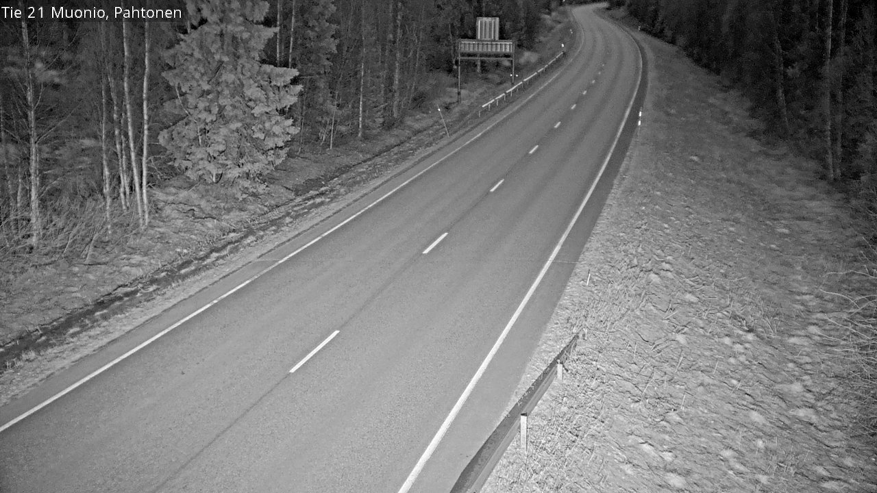 Weather Camera Image Road 21 Muonio Pahtonen, Muonio, Lappi