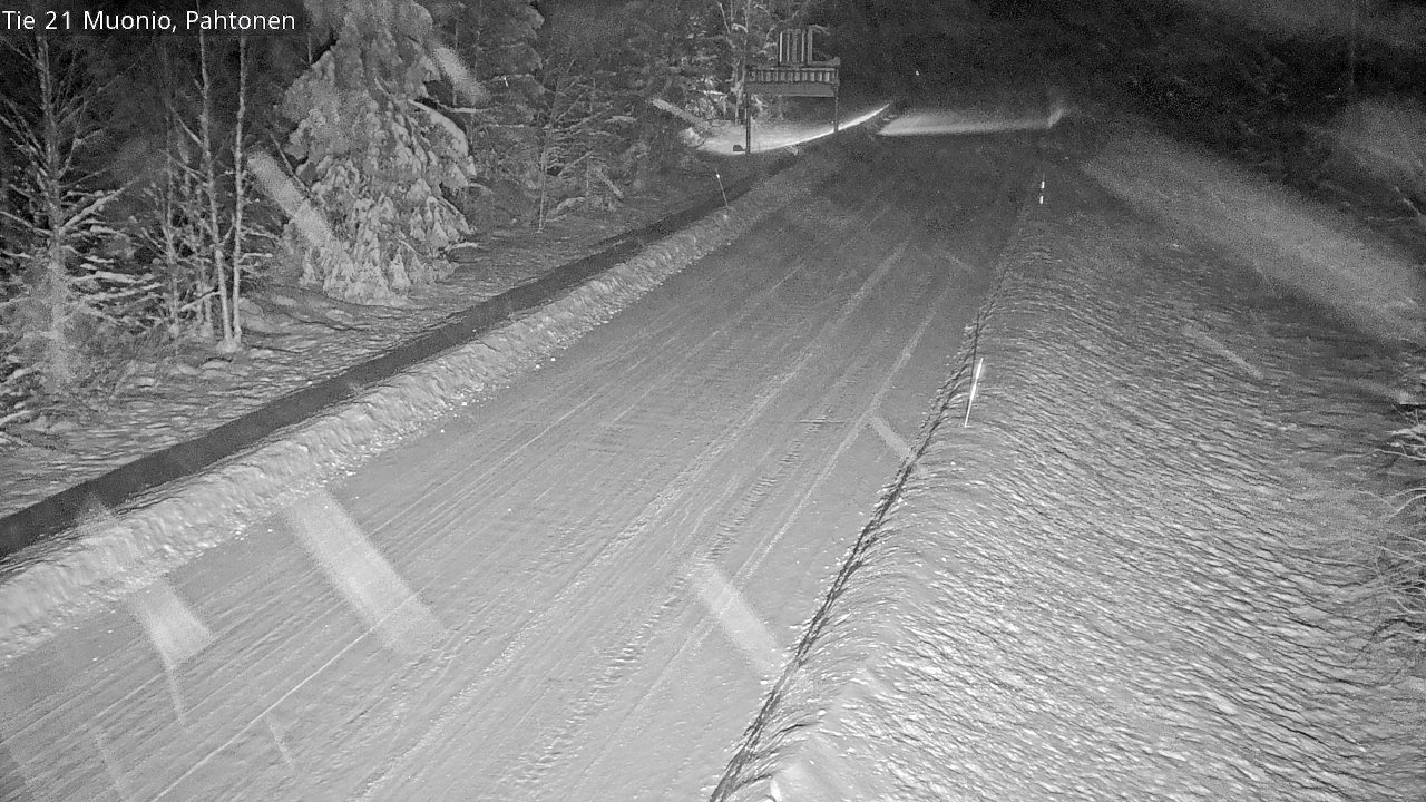 Weather Camera Image Road 21 Muonio Pahtonen, Muonio, Lappi