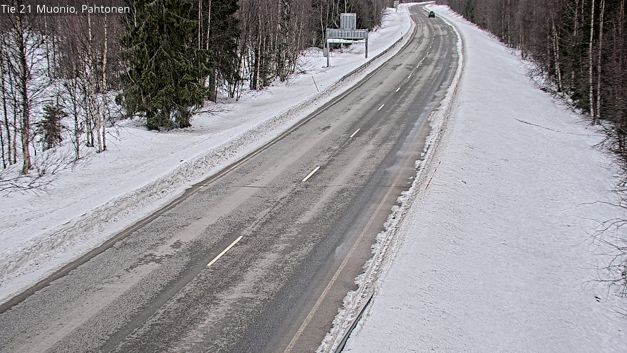 Kelikamerat Kuva Tie 21 Muonio Pahtonen, Muonio, Lappi