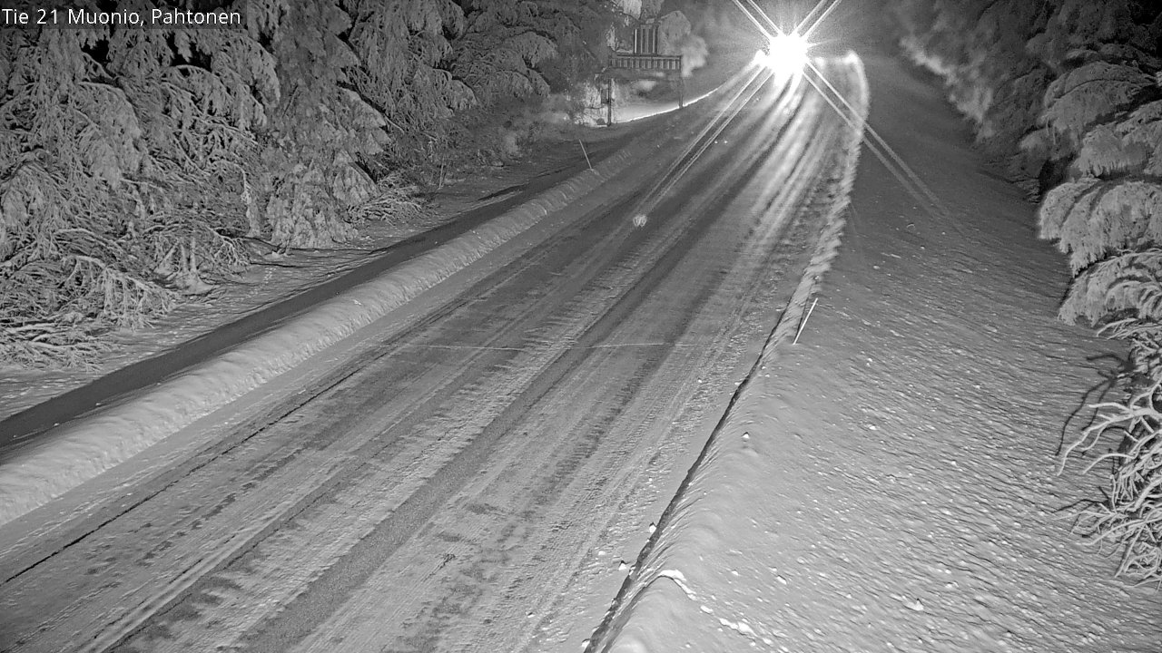 Kelikamerat Kuva Tie 21 Muonio Pahtonen, Muonio, Lappi