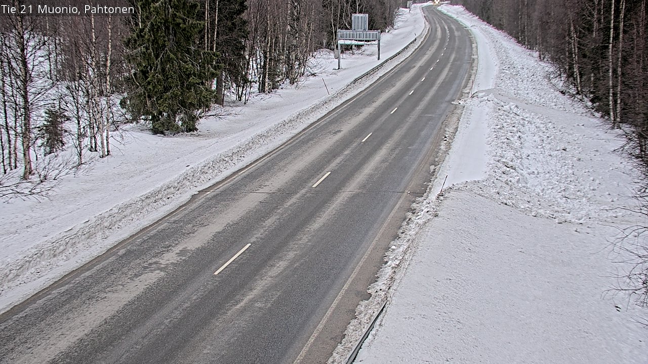 Kelikamerat Kuva Tie 21 Muonio Pahtonen, Muonio, Lappi