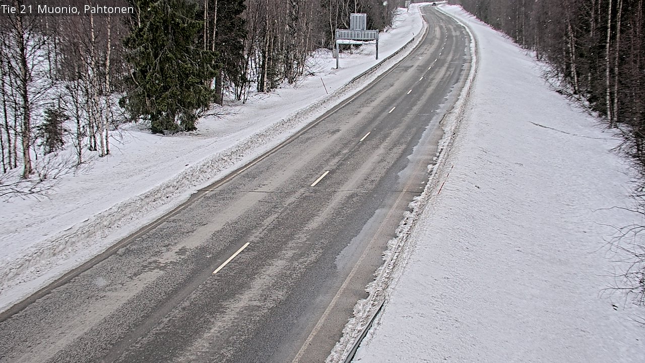 Kelikamerat Kuva Tie 21 Muonio Pahtonen, Muonio, Lappi
