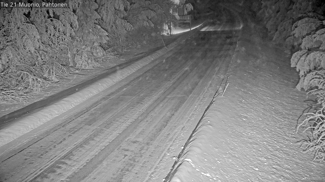 Weather Camera Image Road 21 Muonio Pahtonen, Muonio, Lappi
