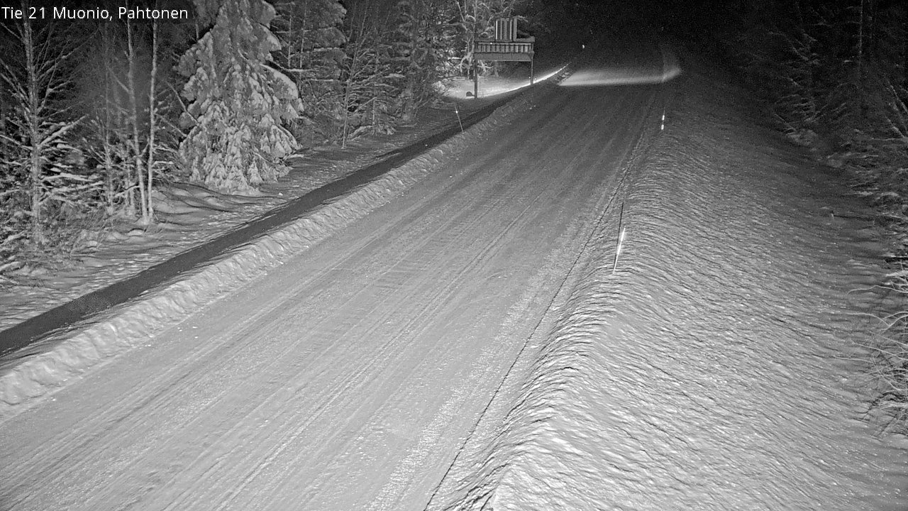 Kelikamerat Kuva Tie 21 Muonio Pahtonen, Muonio, Lappi