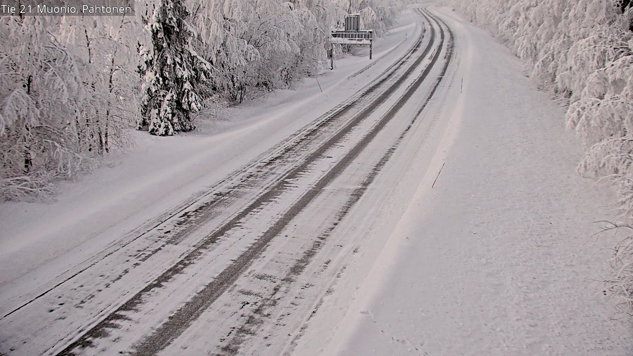 Kelikamerat Kuva Tie 21 Muonio Pahtonen, Muonio, Lappi