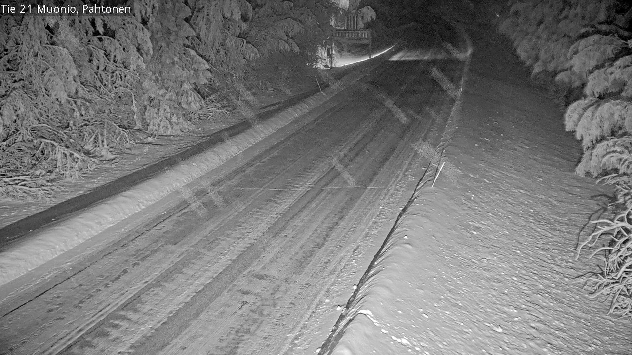 Weather Camera Image Road 21 Muonio Pahtonen, Muonio, Lappi