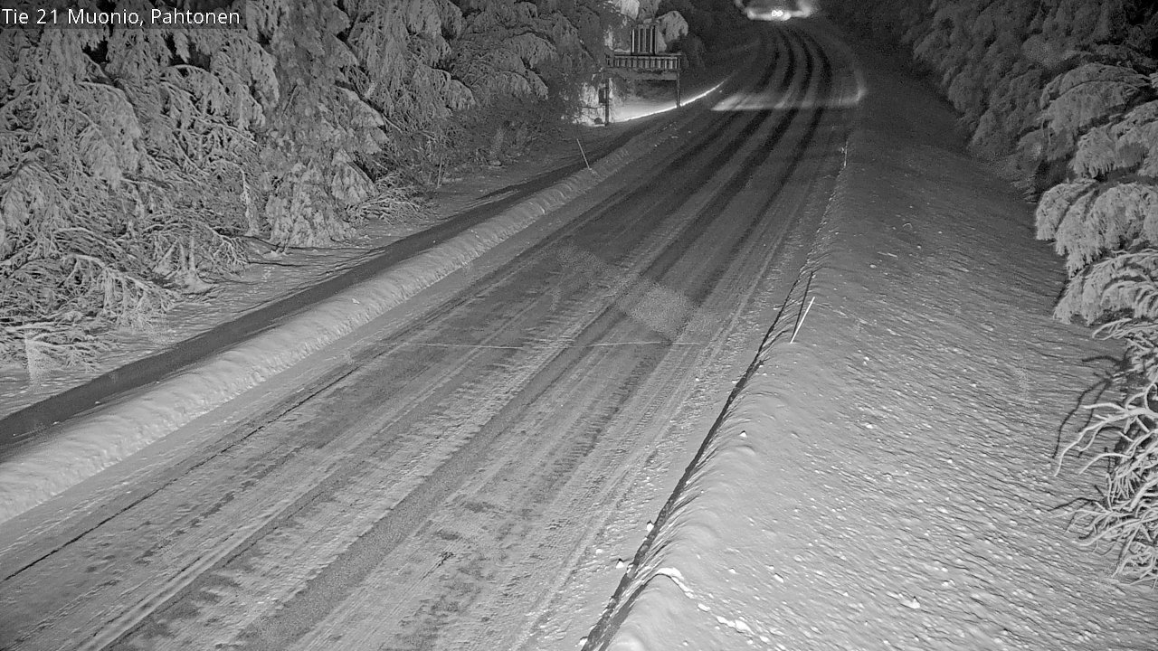 Weather Camera Image Road 21 Muonio Pahtonen, Muonio, Lappi