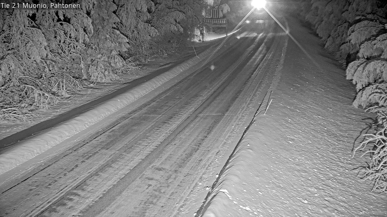 Kelikamerat Kuva Tie 21 Muonio Pahtonen, Muonio, Lappi