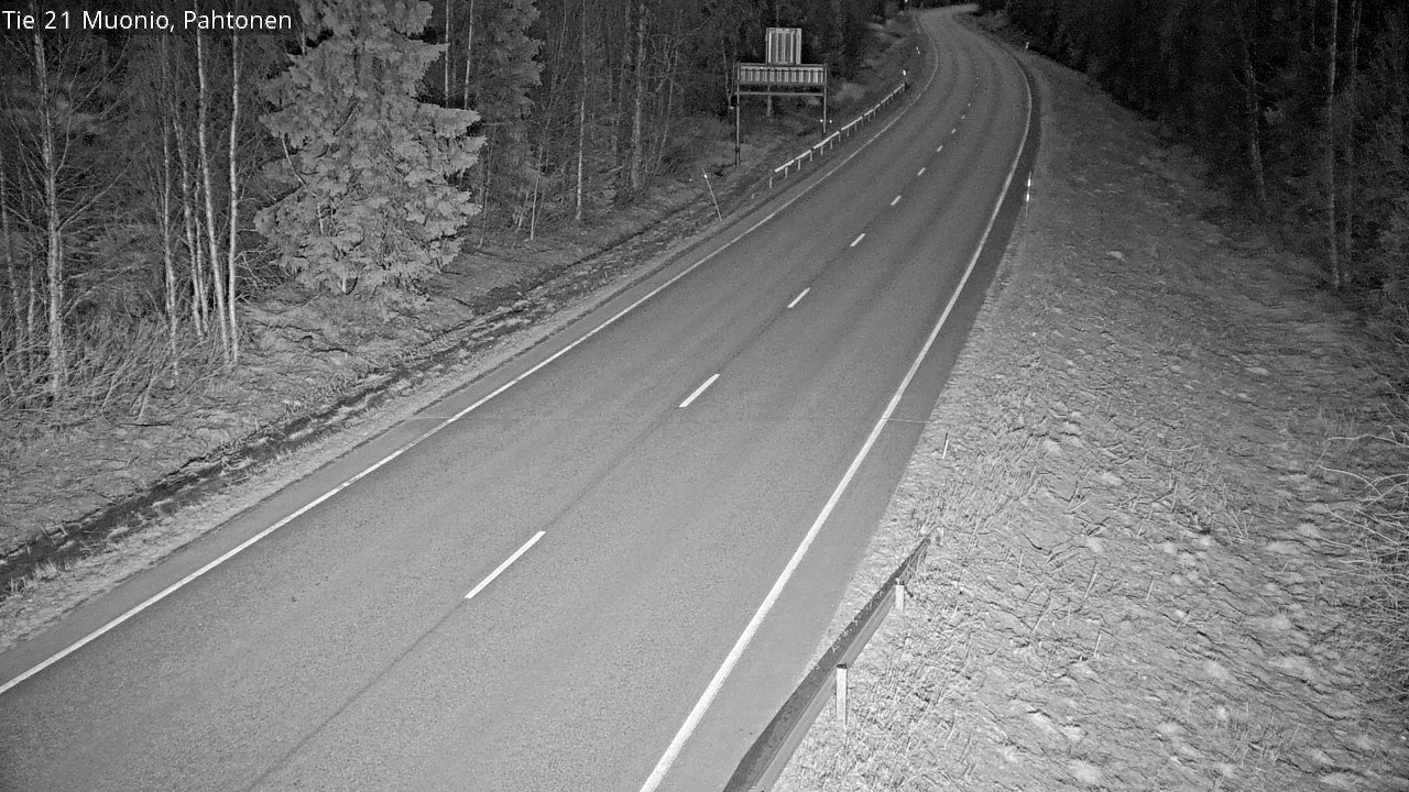 Weather Camera Image Road 21 Muonio Pahtonen, Muonio, Lappi