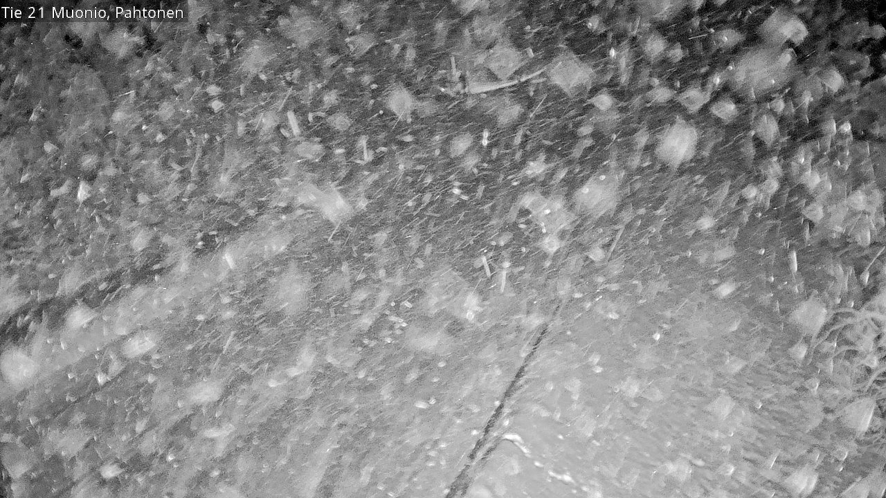 Weather Camera Image Väg 21 Muonio Pahtonen, Muonio, Lappi