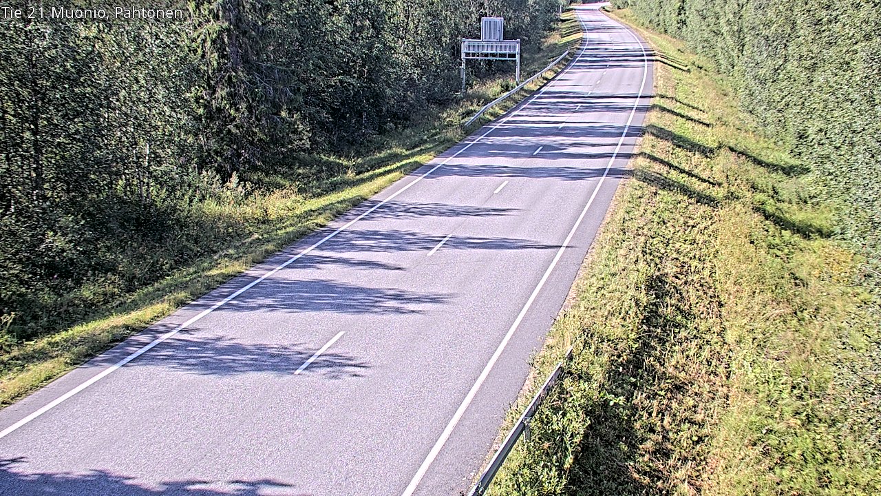 Weather Camera Image Road 21 Muonio Pahtonen, Muonio, Lappi