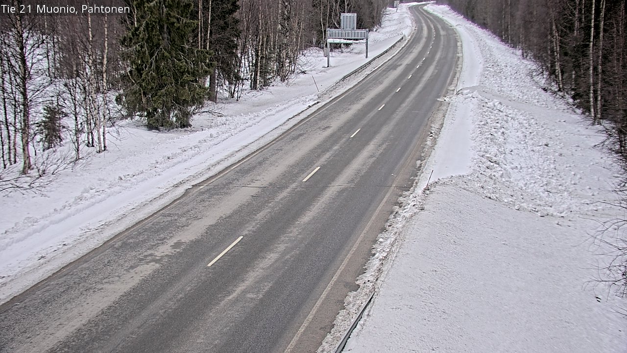 Kelikamerat Kuva Tie 21 Muonio Pahtonen, Muonio, Lappi