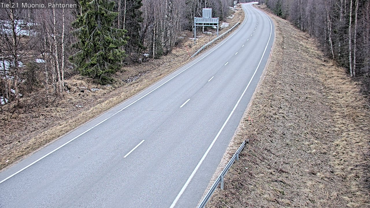Weather Camera Image Väg 21 Muonio Pahtonen, Muonio, Lappi