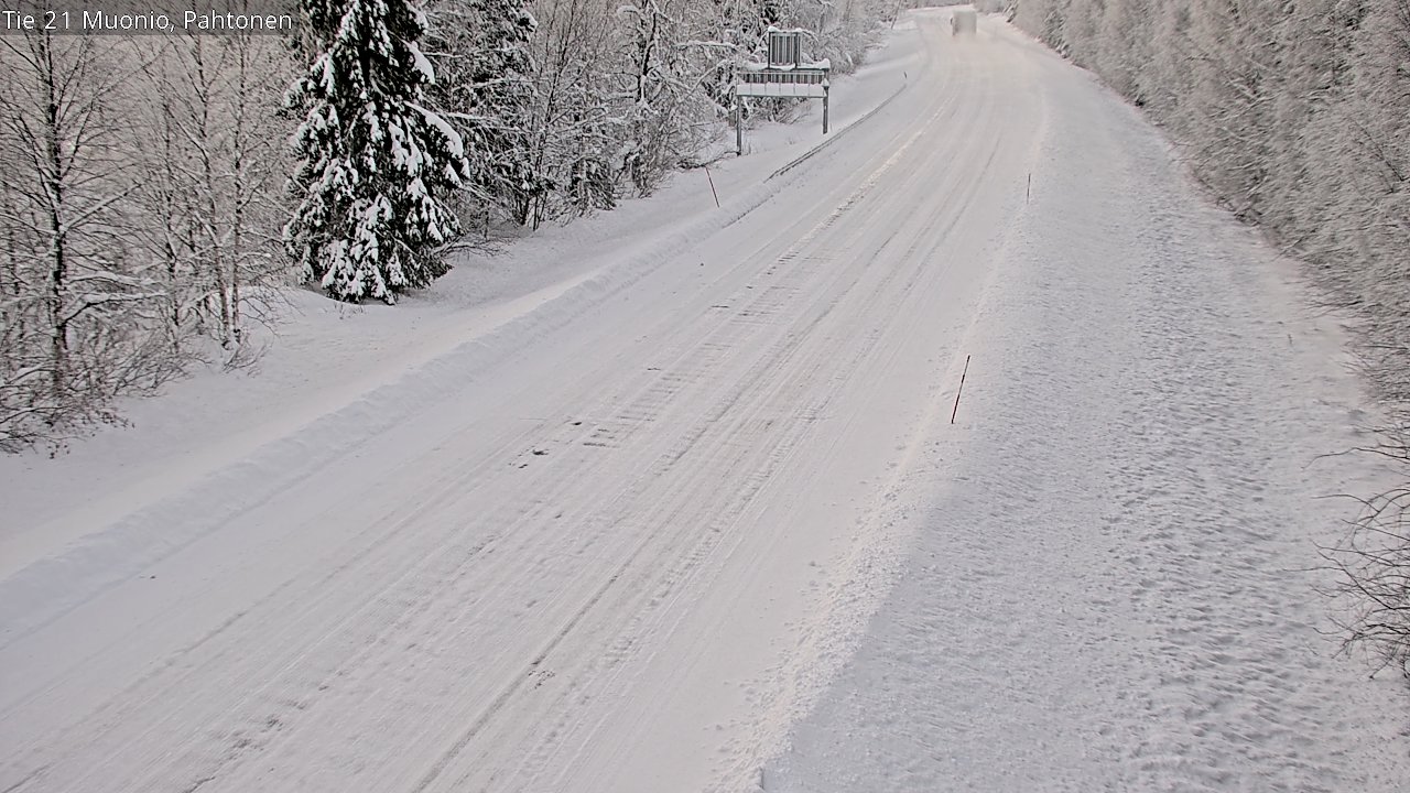 Weather Camera Image Road 21 Muonio Pahtonen, Muonio, Lappi