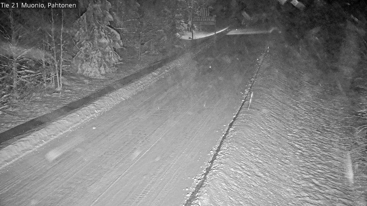 Weather Camera Image Road 21 Muonio Pahtonen, Muonio, Lappi