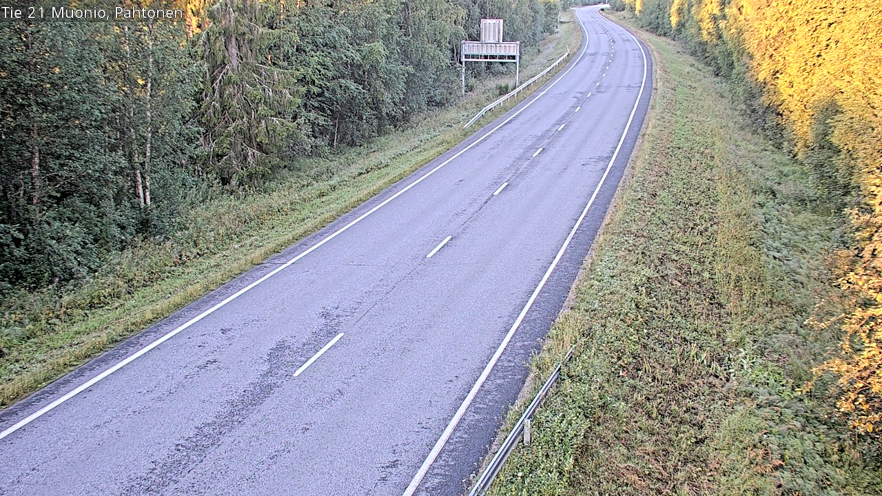 Weather Camera Image Road 21 Muonio Pahtonen, Muonio, Lappi