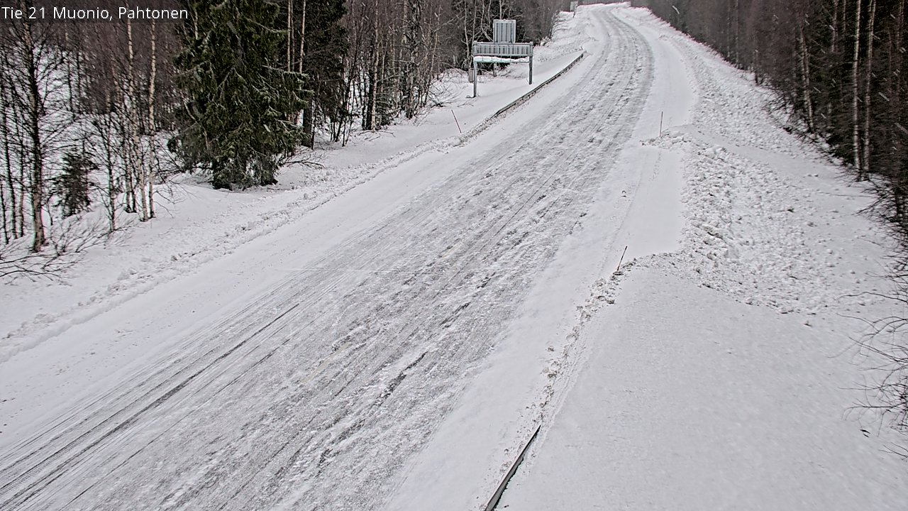 Kelikamerat Kuva Tie 21 Muonio Pahtonen, Muonio, Lappi