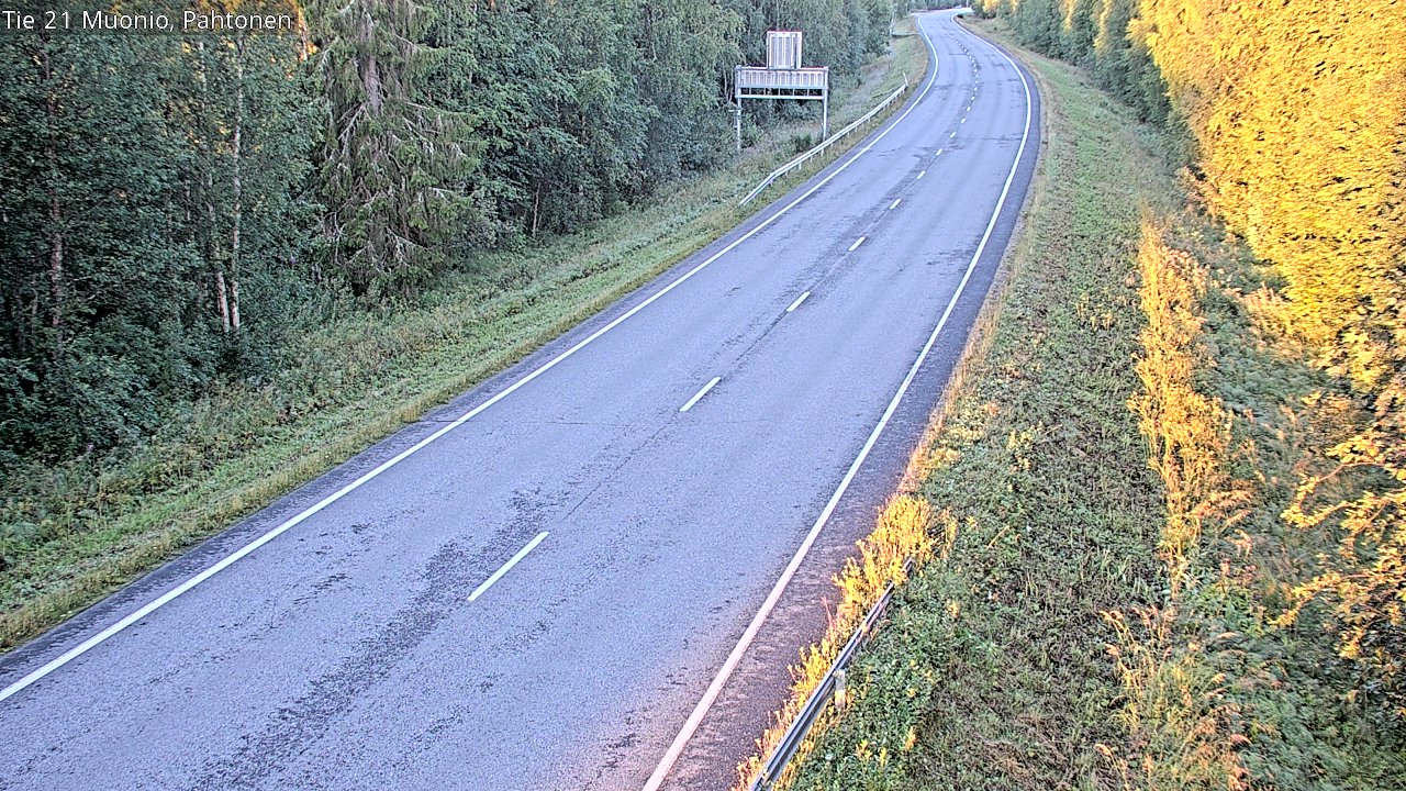 Weather Camera Image Road 21 Muonio Pahtonen, Muonio, Lappi