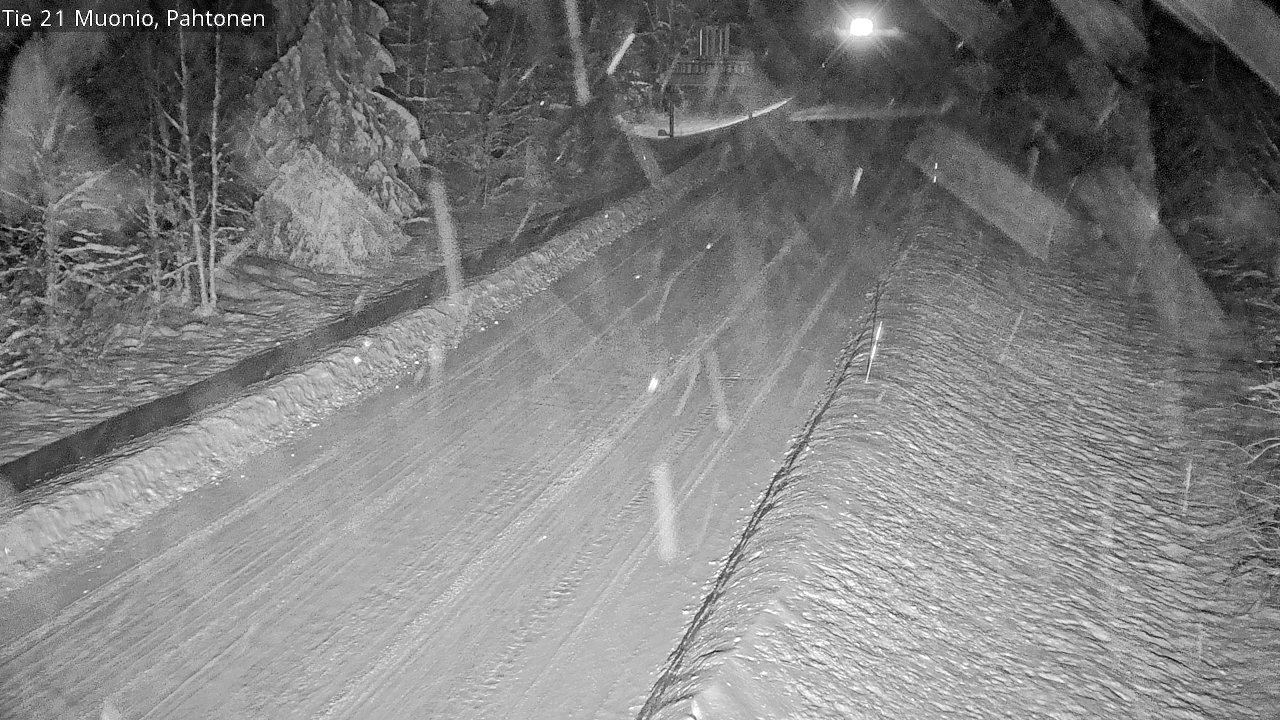 Weather Camera Image Road 21 Muonio Pahtonen, Muonio, Lappi